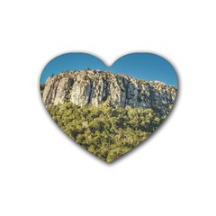 Arequita National Park, Lavalleja, Uruguay Heart Coaster (4 Pack)  by dflcprintsclothing