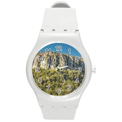 Arequita National Park, Lavalleja, Uruguay Round Plastic Sport Watch (m) by dflcprintsclothing