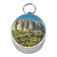 Arequita National Park, Lavalleja, Uruguay Mini Silver Compasses by dflcprintsclothing