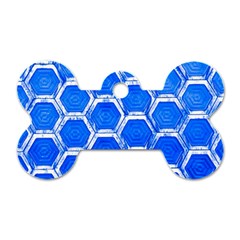 Hexagon Windows Dog Tag Bone (two Sides)