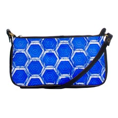 Hexagon Windows Shoulder Clutch Bag