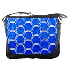 Hexagon Windows Messenger Bag by essentialimage365