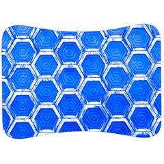 Hexagon Windows Velour Seat Head Rest Cushion