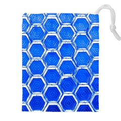 Hexagon Windows Drawstring Pouch (4xl) by essentialimage365