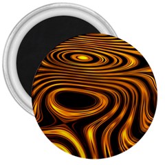 Wave Abstract Lines 3  Magnets by Dutashop