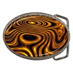 Wave Abstract Lines Belt Buckles