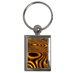 Wave Abstract Lines Key Chain (rectangle) by Dutashop