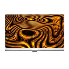 Wave Abstract Lines Business Card Holder by Dutashop