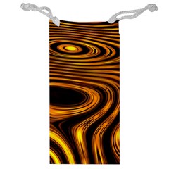 Wave Abstract Lines Jewelry Bag by Dutashop