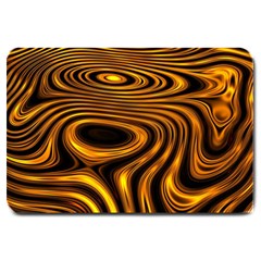 Wave Abstract Lines Large Doormat  by Dutashop