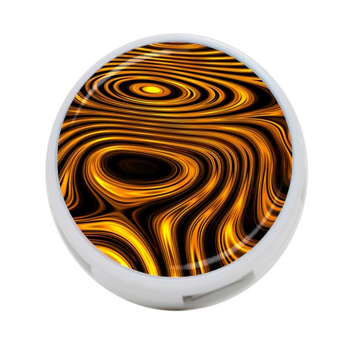 Wave Abstract Lines 4-Port USB Hub (One Side)