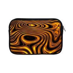 Wave Abstract Lines Apple Ipad Mini Zipper Cases by Dutashop