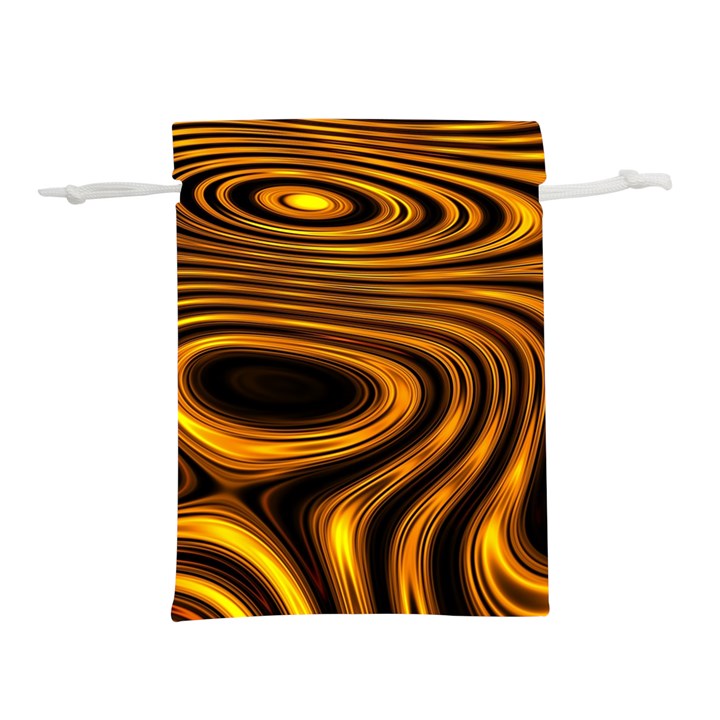 Wave Abstract Lines Lightweight Drawstring Pouch (S)