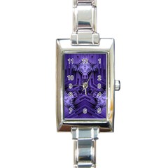 Mandala Neon Rectangle Italian Charm Watch by Dutashop