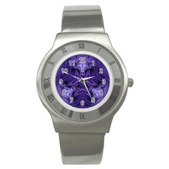 Mandala Neon Stainless Steel Watch