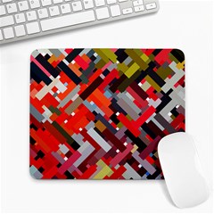 Maze Abstract Texture Rainbow Large Mousepads by Dutashop