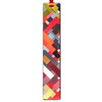 Maze Abstract Texture Rainbow Large Book Marks Front