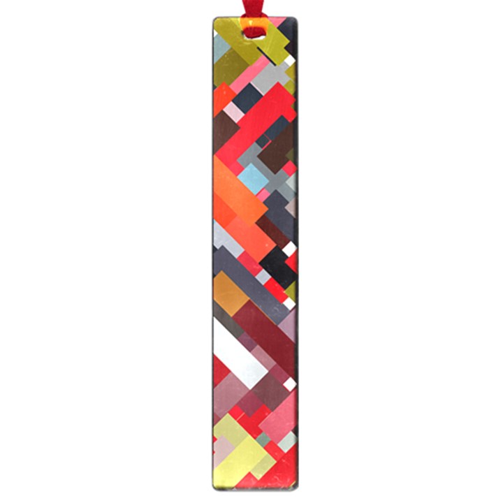 Maze Abstract Texture Rainbow Large Book Marks