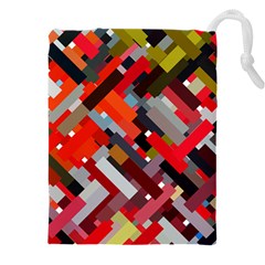 Maze Abstract Texture Rainbow Drawstring Pouch (4xl)