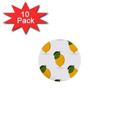 Lemon Fruit 1  Mini Buttons (10 Pack)  by Dutashop