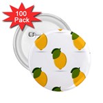 Lemon Fruit 2.25  Buttons (100 pack)  Front