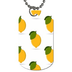 Lemon Fruit Dog Tag (two Sides) by Dutashop