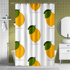 Lemon Fruit Shower Curtain 48  X 72  (small)  by Dutashop