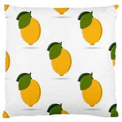 Lemon Fruit Large Cushion Case (two Sides) by Dutashop