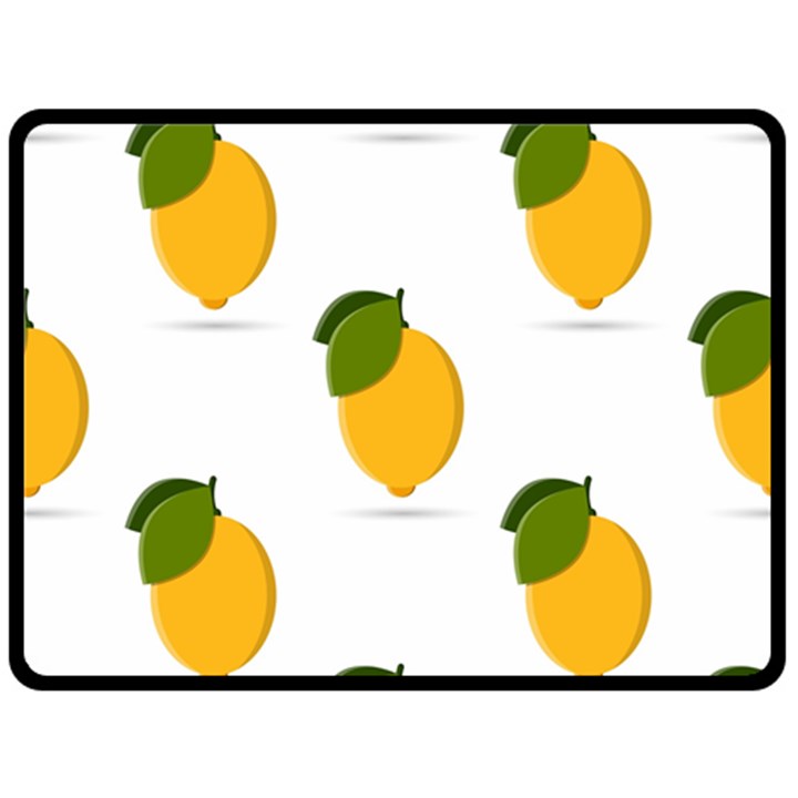 Lemon Fruit Double Sided Fleece Blanket (Large) 