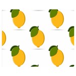 Lemon Fruit Double Sided Flano Blanket (Medium)  60 x50  Blanket Front