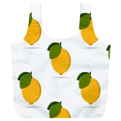 Lemon Fruit Full Print Recycle Bag (xxl) by Dutashop