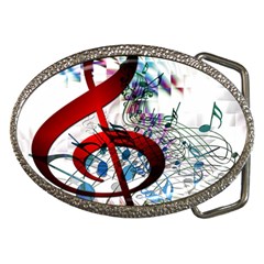 Music Treble Clef Sound Belt Buckles by Dutashop