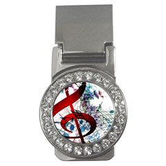 Music Treble Clef Sound Money Clips (cz)  by Dutashop