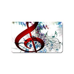 Music Treble Clef Sound Magnet (name Card)