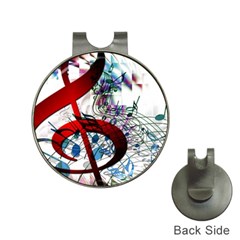 Music Treble Clef Sound Hat Clips With Golf Markers