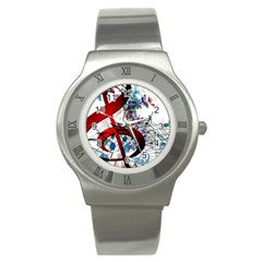 Music Treble Clef Sound Stainless Steel Watch by Dutashop