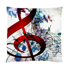 Music Treble Clef Sound Standard Cushion Case (one Side) by Dutashop