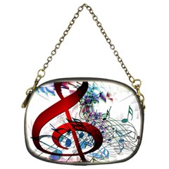 Music Treble Clef Sound Chain Purse (two Sides)