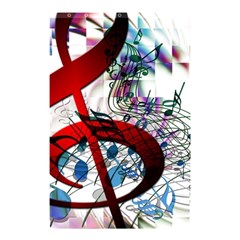 Music Treble Clef Sound Shower Curtain 48  X 72  (small)  by Dutashop