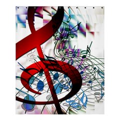 Music Treble Clef Sound Shower Curtain 60  X 72  (medium)  by Dutashop