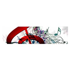 Music Treble Clef Sound Satin Scarf (oblong) by Dutashop