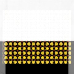 Yellow Pattern Green Rectangular Jigsaw Puzzl