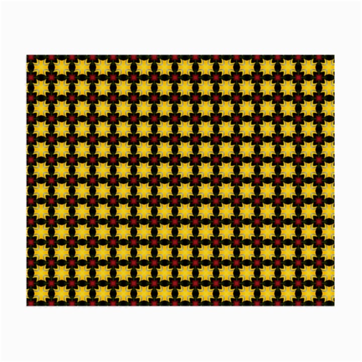 Yellow Pattern Green Small Glasses Cloth