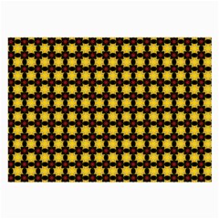 Yellow Pattern Green Large Glasses Cloth