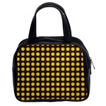 Yellow Pattern Green Classic Handbag (Two Sides) Front