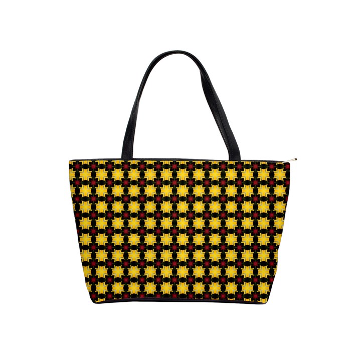 Yellow Pattern Green Classic Shoulder Handbag