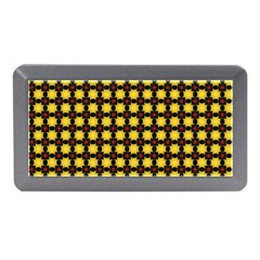 Yellow Pattern Green Memory Card Reader (mini) by Dutashop