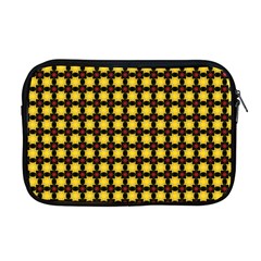 Yellow Pattern Green Apple Macbook Pro 17  Zipper Case by Dutashop