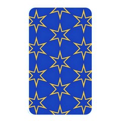 Star Pattern Blue Gold Memory Card Reader (rectangular) by Dutashop