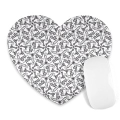 City Heart Mousepads by SychEva